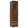 Smoked oak plywood cabinet with drawers 50x50x200 cm by vidaXL, Wardrobes - Ref: Foro24-815348, Price: 137,13 €, Discount: %