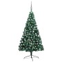 Halber Weihnachtsbaum mit Lichtern und grünen Kugeln 210 cm von vidaXL, Weihnachtsbäume - Ref: Foro24-3077652, Preis: 57,64 €...