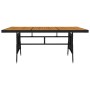 idaXL Juego de comedor de jardín 9 piezas ratán sintético negro de vidaXL, Conjuntos de jardín - Ref: Foro24-3120107, Precio:...