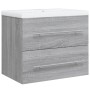 Mueble de baño con lavabo madera contrachapada gris Sonoma de vidaXL, Tocadores de baño - Ref: Foro24-3120180, Precio: 163,33...