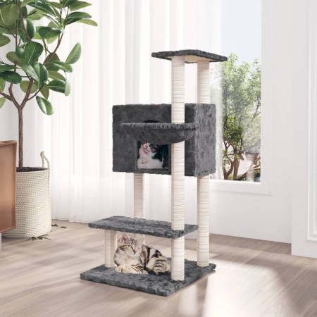 Cat scratching post with dark gray sisal posts 108.5 cm by vidaXL, Cat furniture - Ref: Foro24-171599, Price: 52,99 €, Discou...