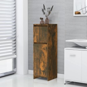 Armario de baño madera contrachapada roble ahumado 30x30x95 cm de vidaXL, Muebles de baño - Ref: Foro24-815552, Precio: 44,29...