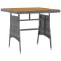 Garden dining set 3 pieces gray synthetic rattan by vidaXL, Garden sets - Ref: Foro24-3120092, Price: 166,29 €, Discount: %