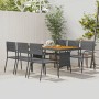 idaXL Garten-Essgruppe 7-teilig, graues synthetisches Rattan von vidaXL, Gartensets - Ref: Foro24-3120112, Preis: 337,47 €, R...