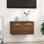 Oak brown engineered wood wall cabinet 60x36.5x35 cm by vidaXL, Lockers and storage cabinets - Ref: Foro24-817599, Price: 35,...