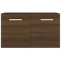 Oak brown engineered wood wall cabinet 60x36.5x35 cm by vidaXL, Lockers and storage cabinets - Ref: Foro24-817599, Price: 35,...