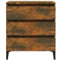 Smoked oak plywood sideboard 60x35x69 cm by vidaXL, Sideboards - Ref: Foro24-815807, Price: 69,99 €, Discount: %