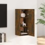 Engineered wood hanging cabinet in smoked oak, 35x34x90 cm. by vidaXL, Lockers and storage cabinets - Ref: Foro24-817453, Pri...