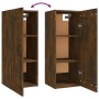 Engineered wood hanging cabinet in smoked oak, 35x34x90 cm. by vidaXL, Lockers and storage cabinets - Ref: Foro24-817453, Pri...