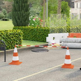 Retractable bars for traffic cones 10 pcs ABS 116-197 cm by vidaXL, Road and traffic signs - Ref: Foro24-153110, Price: 50,48...