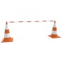 Retractable bars for traffic cones 10 pcs ABS 116-197 cm by vidaXL, Road and traffic signs - Ref: Foro24-153110, Price: 50,41...