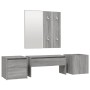 Set de muebles de recibidor madera contrachapada gris Sonoma de vidaXL, Armarios roperos - Ref: Foro24-3120201, Precio: 135,0...