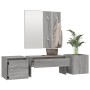 Set de muebles de recibidor madera contrachapada gris Sonoma de vidaXL, Armarios roperos - Ref: Foro24-3120201, Precio: 135,0...