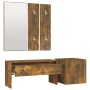 Set de muebles de recibidor madera contrachapada roble ahumado de vidaXL, Armarios roperos - Ref: Foro24-3120197, Precio: 103...