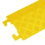 Floor cable protector ramp 2 pcs yellow 98.5 cm by vidaXL, Road and traffic signs - Ref: Foro24-153108, Price: 29,68 €, Disco...