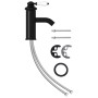 Grifo para lavabo de baño negro 130x180 mm de vidaXL, Grifos - Ref: Foro24-149071, Precio: 30,06 €, Descuento: %