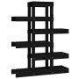 Solid black pine wood plant stand 85x25x109.5 cm by vidaXL, Pot stands - Ref: Foro24-822091, Price: 66,59 €, Discount: %