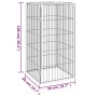 Dog cage 4 panels black powder coated steel 50x100cm by vidaXL, Dog kennels and fences - Ref: Foro24-171793, Price: 66,40 €, ...