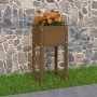 Solid honey brown pine wood planter 40x40x81 cm by vidaXL, Pots and planters - Ref: Foro24-822128, Price: 44,39 €, Discount: %