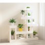 Plant support solid white pine wood 92x25x97 cm by vidaXL, Pot stands - Ref: Foro24-822103, Price: 100,74 €, Discount: %