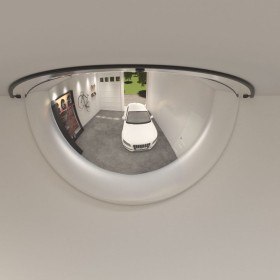 Traffic mirrors 2 units half curved acrylic Ø60 cm by vidaXL, Road and traffic signs - Ref: Foro24-153087, Price: 104,99 €, D...