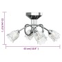 Lámpara de techo pantallas de flores cristal 4 bombillas LED G9 de vidaXL, Apliques de techo - Ref: Foro24-337912, Precio: 60...