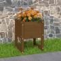 Jardinera madera maciza de pino marrón miel 40x40x52,5 cm de vidaXL, Maceteros y jardineras - Ref: Foro24-822113, Precio: 39,...