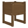 Solid honey brown pine wood planter 40x40x52.5 cm by vidaXL, Pots and planters - Ref: Foro24-822113, Price: 39,87 €, Discount: %