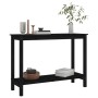 Solid black pine wood console table 110x40x80 cm by vidaXL, Side tables - Ref: Foro24-822286, Price: 127,50 €, Discount: %