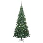 Künstlicher Weihnachtsbaum mit Lichtern und Kugeln grün 240 cm von vidaXL, Weihnachtsbäume - Ref: Foro24-3077663, Preis: 90,3...