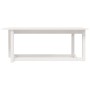 Solid white pine wood coffee table 110x55x45 cm by vidaXL, Coffee table - Ref: Foro24-822168, Price: 76,13 €, Discount: %