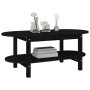 Mesa de centro de madera maciza de pino negro 80x45x45 cm de vidaXL, Mesas de centro - Ref: Foro24-822296, Precio: 65,99 €, D...