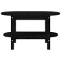 Mesa de centro de madera maciza de pino negro 80x45x45 cm de vidaXL, Mesas de centro - Ref: Foro24-822296, Precio: 65,99 €, D...