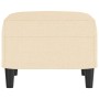 Cream fabric footstool 60x50x41 cm by vidaXL, Ottomans - Ref: Foro24-349281, Price: 59,99 €, Discount: %