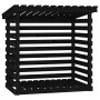 Solid black pine firewood rack 108x73x108 cm by vidaXL, Accessories for bags and firewood holders - Ref: Foro24-822226, Price...