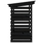 Solid black pine firewood rack 108x73x108 cm by vidaXL, Accessories for bags and firewood holders - Ref: Foro24-822226, Price...