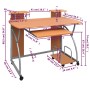 Brauner Computertisch aus Sperrholz, 110 x 52 x 88,5 cm von vidaXL, Schreibtische - Ref: Foro24-20583, Preis: 97,51 €, Rabatt: %