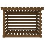 Solid pine wood firewood rack in honey brown color, 108x73x79 cm by vidaXL, Accessories for bags and firewood holders - Ref: ...