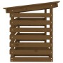 Solid pine wood firewood rack in honey brown color, 108x73x79 cm by vidaXL, Accessories for bags and firewood holders - Ref: ...