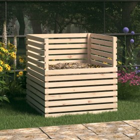 Solid pine wood composter 100x100x102 cm by vidaXL, Composters - Ref: Foro24-822192, Price: 174,26 €, Discount: %