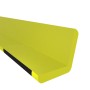 Protectores de esquina 2 uds PU amarillo y negro 4,5x4,5x104 cm de vidaXL, Señales de estacionamiento y vados - Ref: Foro24-1...