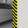 Yellow and black PU corner protector 6x2x101.5 cm by vidaXL, Parking signs and fords - Ref: Foro24-153095, Price: 15,57 €, Di...