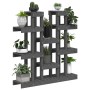 Soporte para plantas madera maciza pino gris 104,5x25x109,5 cm de vidaXL, Soportes para macetas - Ref: Foro24-822094, Precio:...