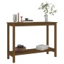 Solid pine wood honey brown console table 110x40x80 cm by vidaXL, Side tables - Ref: Foro24-822285, Price: 113,68 €, Discount: %