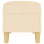 Banco de tela color crema 100x35x41 cm de vidaXL, Bancos - Ref: Foro24-349377, Precio: 65,26 €, Descuento: %