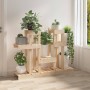 Solid pine wood plant stand 104.5x25x77.5 cm by vidaXL, Pot stands - Ref: Foro24-822097, Price: 83,16 €, Discount: %