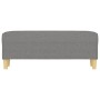 Banco de tela gris oscuro 100x35x41 cm de vidaXL, Bancos - Ref: Foro24-349376, Precio: 58,56 €, Descuento: %