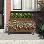 Honey brown solid pine wood planter 110x84x75 cm by vidaXL, Pots and planters - Ref: Foro24-822265, Price: 155,04 €, Discount: %