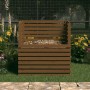 Solid pine wood composter in honey brown color, 100x100x102 cm. by vidaXL, Composters - Ref: Foro24-822195, Price: 182,38 €, ...