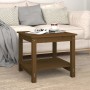 Solid honey brown pine wood coffee table 50x50x45 cm by vidaXL, Coffee table - Ref: Foro24-822280, Price: 62,05 €, Discount: %